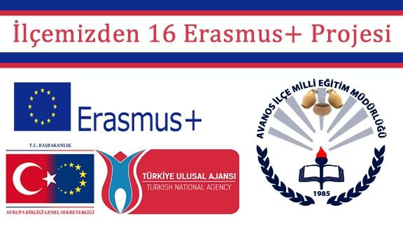 Avanos İlçe Milli Eğitim Müdürlüğü Proje Koordinasyon Birimi´ nden 16 Erasmus+ Projesi