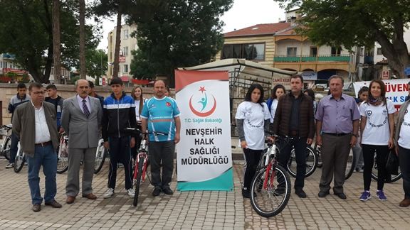 "Sağlığa Pedal Çevir" Projesi ile Bisiklet Turu