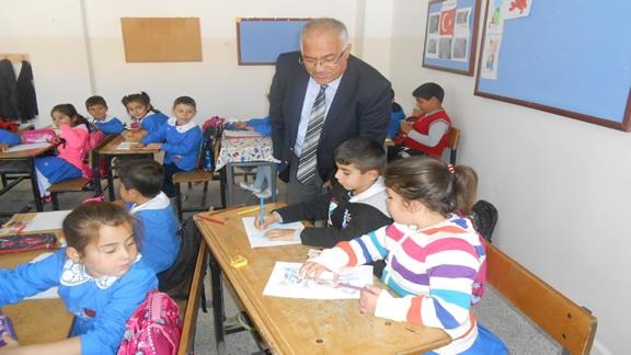 İlçe Milli Eğitim Müdürü Mehmet BERK´ten Okul Ziyaretleri 
