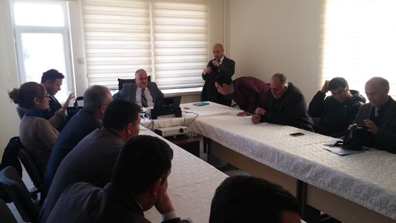 İlçe Milli Eğitim Müdürü Mehmet BERK, İlkokul Müdürleri ile Toplantı Düzenledi.