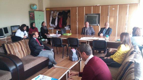 İlçe Milli Eğitim Müdürü Mehmet BERK, Avanos Anadolu Lisesini ziyaret etti