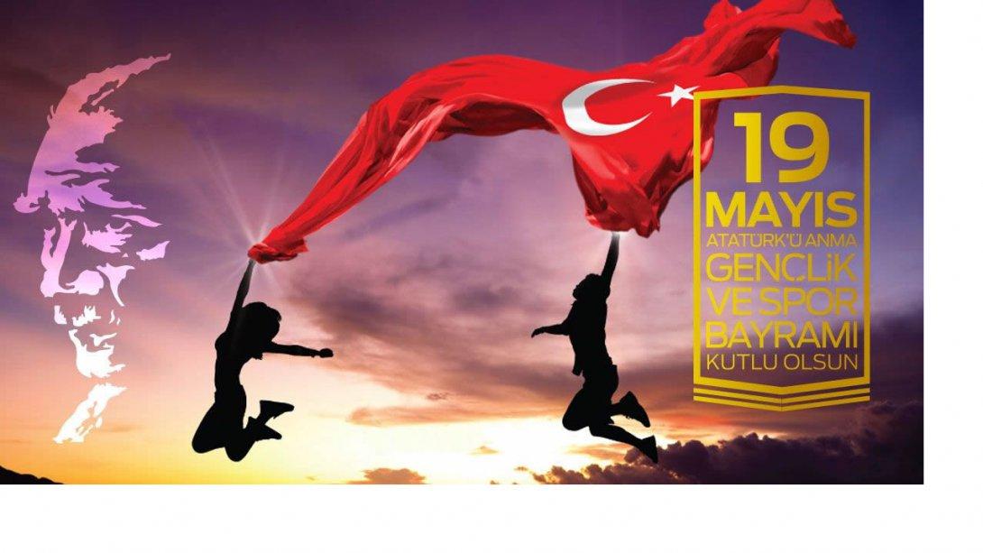 19 Mayıs Atatürk'ü Anma, Gençlik ve Spor Bayramı Çelenk Töreni
