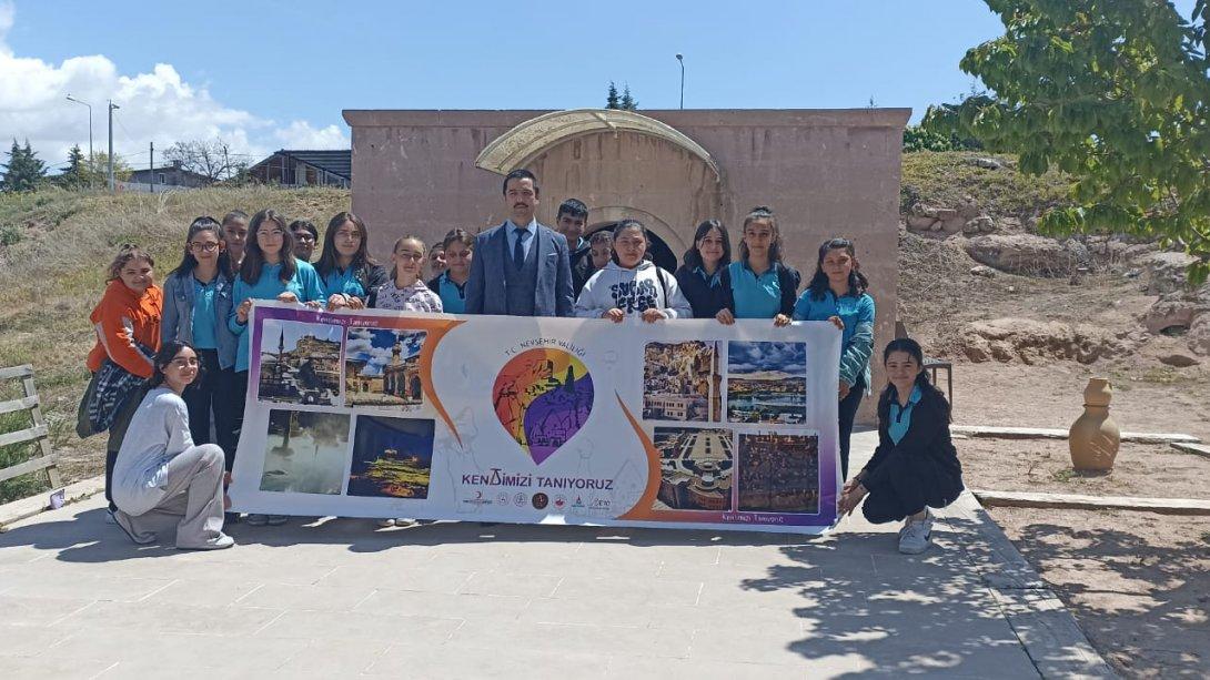Özkonak Cumhuriyet Ortaokulumuz Yeraltı Şehrini Ziyaret Etti